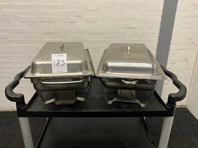 Chafing dish (5x) - afbeelding 3 van  6