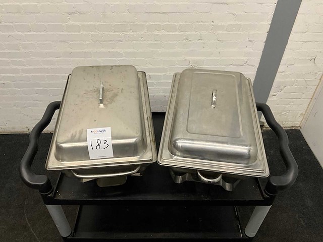Chafing dish (5x) - afbeelding 4 van  6