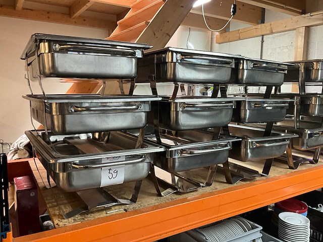 Chafing dish (9x) - afbeelding 2 van  3