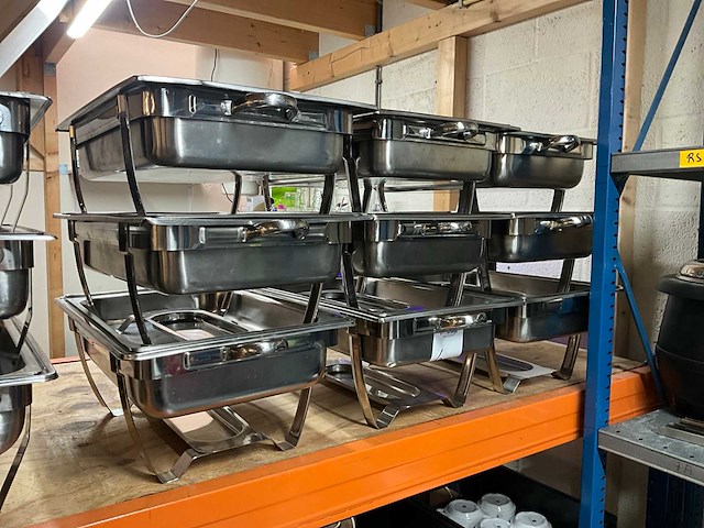 Chafing dish (9x) - afbeelding 1 van  2