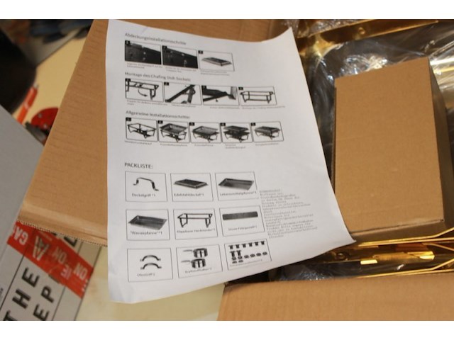 Chafing dish rechthoek 1 stuks - afbeelding 4 van  9