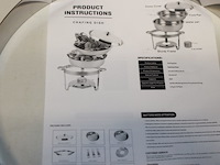 Chafing dish rond 1 stuks - afbeelding 6 van  7