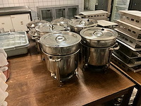 Chafing dish voor soep (4x) - afbeelding 1 van  6