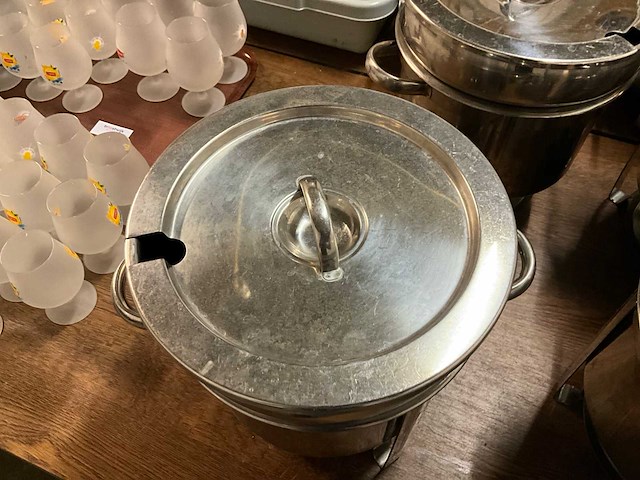 Chafing dish voor soep (4x) - afbeelding 4 van  6