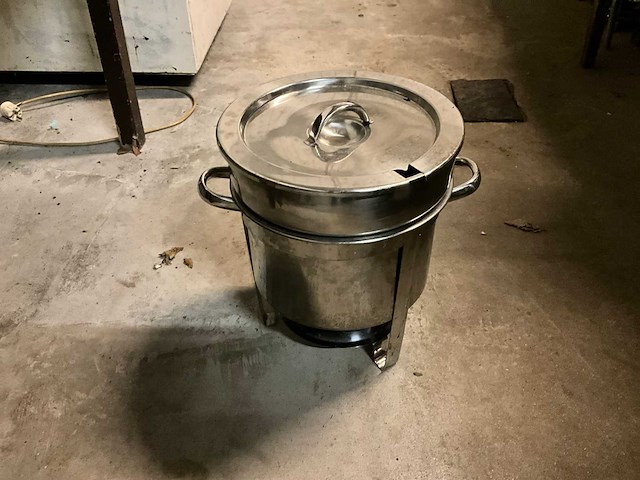 Chafing dish voor soep (6x) - afbeelding 1 van  1