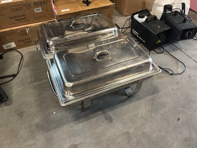 Chafing dishes (2x) - afbeelding 1 van  2