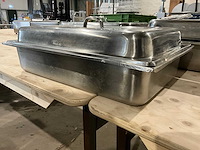 Chafingdishbak met deksel (3x) - afbeelding 2 van  4