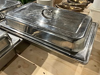 Chafingdishbak met deksel (3x) - afbeelding 3 van  4