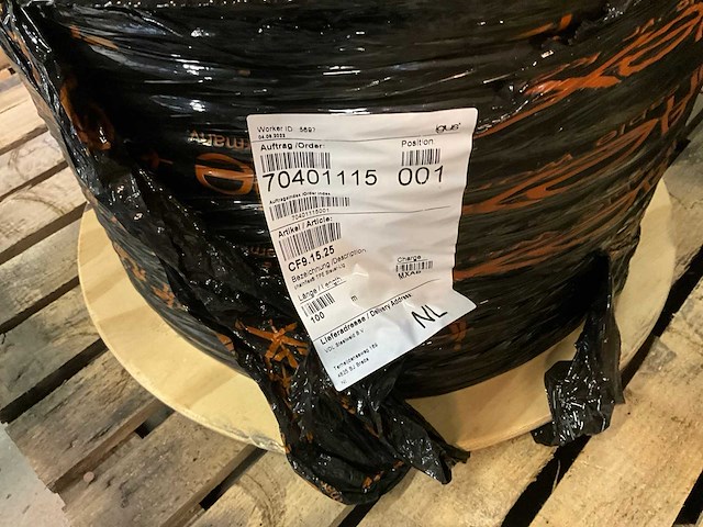 Chainflex 25g1,5 kabel op haspel - afbeelding 3 van  3