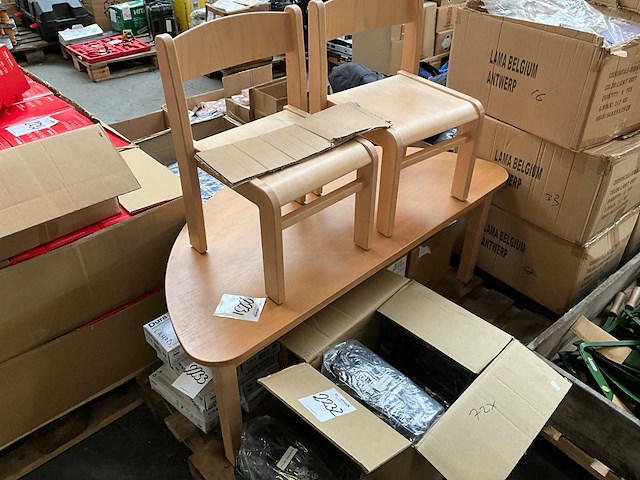 Chair bambi - blanco - stapelbaar peuterstoeltjes - kinderstoeltje - afbeelding 1 van  2