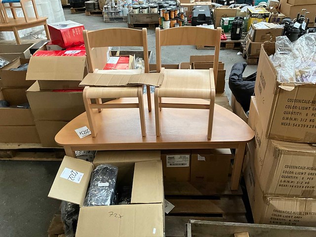 Chair bambi - blanco - stapelbaar peuterstoeltjes - kinderstoeltje - afbeelding 2 van  2