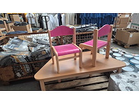 Chair bambi - roze - stapelbaar peuterstoeltjes - kinderstoeltje - afbeelding 1 van  2