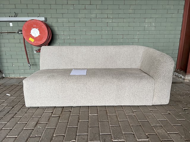 Chaise longue bank, bepurehome/woood, beige - afbeelding 1 van  4