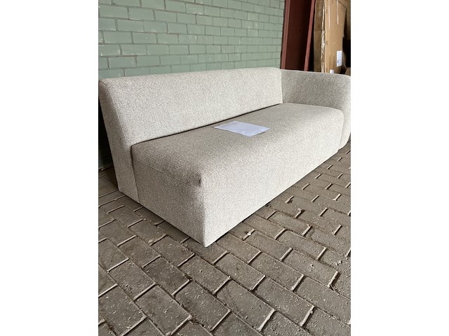 Chaise longue bank sofa, bepurehome/woood - afbeelding 2 van  3