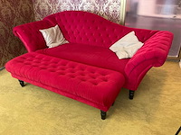 Chaise longue met krukbank - afbeelding 4 van  6