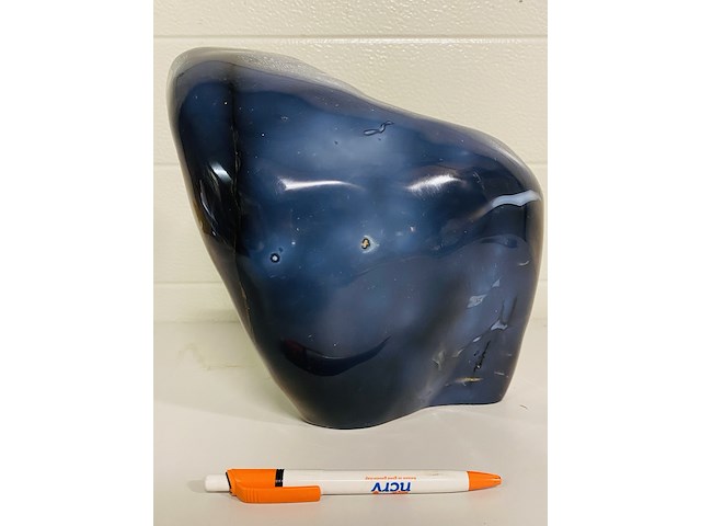 Chalcedoon / agaat vrije vorm xxl - afbeelding 4 van  5