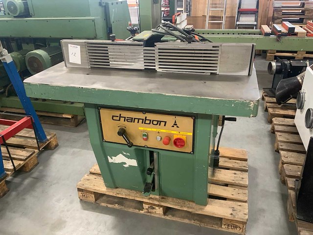 Chambon t 319 321 tafel- en spilfreesmachine - afbeelding 1 van  6