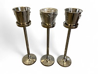 Champagne koeler op voet (5x) - afbeelding 1 van  5