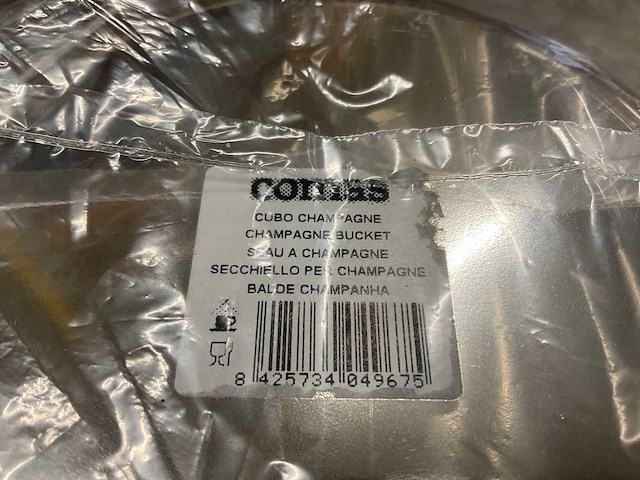 Champagne koeler op voet (5x) - afbeelding 5 van  5