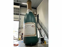 Champagnefles xxl 850cm opblaasbaar - afbeelding 6 van  12