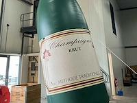 Champagnefles xxl 850cm opblaasbaar - afbeelding 7 van  12