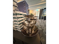 Champagnekoeler (2x) met etagiere - afbeelding 2 van  4