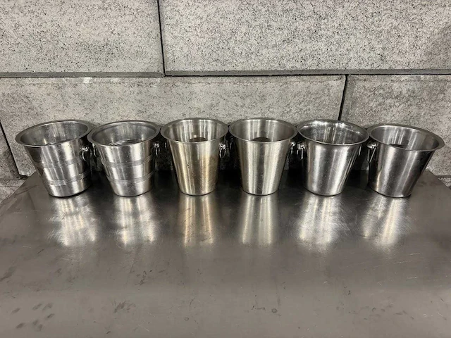 Champagnekoeler (6x) - afbeelding 1 van  2