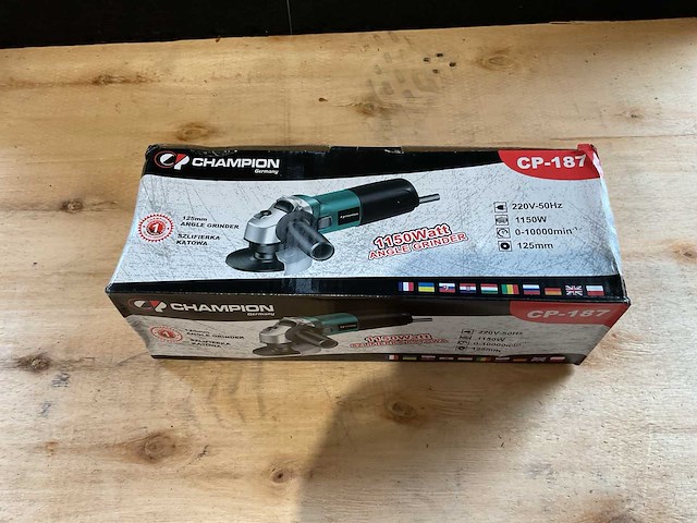 Champion - 2025 - cp-187 - diverse slijpmachines - afbeelding 5 van  5