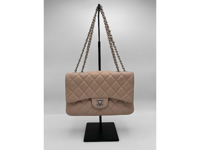 Chanel - accordion flap bag - handtas - op echtheid geconroleerd - afbeelding 1 van  15