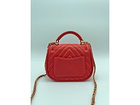 Chanel - chevron top handle bag - handtas - op echtheid geconroleerd - designer - afbeelding 2 van  8