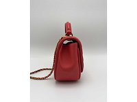 Chanel - chevron top handle bag - handtas - op echtheid geconroleerd - designer - afbeelding 4 van  8