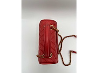 Chanel - chevron top handle bag - handtas - op echtheid geconroleerd - designer - afbeelding 6 van  8