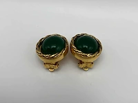 Chanel - gripoix clip on - vintage - oorbellen - 1982