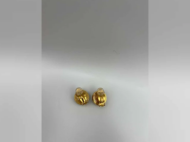 Chanel - gripoix clip on - vintage - oorbellen - 1982 - afbeelding 3 van  6