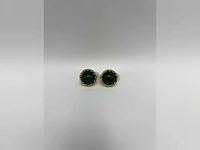 Chanel - gripoix clip on - vintage - oorbellen - 1982 - afbeelding 4 van  6