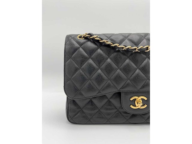 Chanel - jumbo double flap bag - handtas - op echtheid gecontroleerd - afbeelding 10 van  17