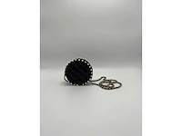Chanel - round lambskin bag with pearls - handtas - op echtheid geconroleerd - designer - afbeelding 2 van  11
