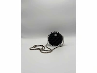 Chanel - round lambskin bag with pearls - handtas - op echtheid geconroleerd - designer - afbeelding 5 van  11