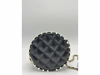 Chanel - round lambskin bag with pearls - handtas - op echtheid geconroleerd - designer - afbeelding 8 van  11