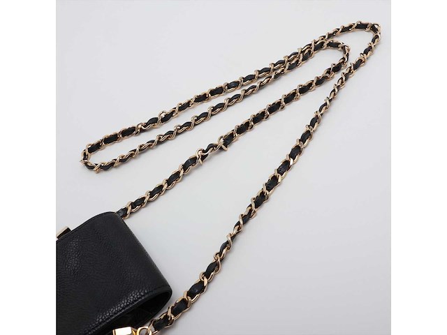 Chanel - timeless/classique -kaviaar leren schoudertas - afbeelding 3 van  9