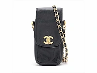 Chanel - timeless/classique -kaviaar leren schoudertas
