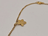 Chanel cc collier 24kt goldplated sunburst medallion pendant - afbeelding 5 van  7