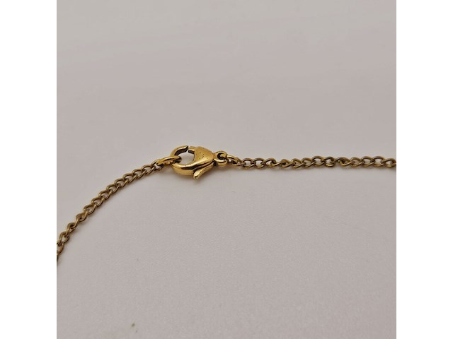 Chanel cc collier 24kt goldplated sunburst medallion pendant - afbeelding 6 van  7