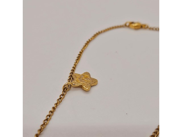 Chanel cc collier 24kt goldplated sunburst medallion pendant - afbeelding 5 van  7