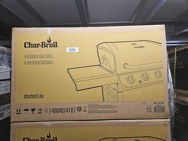 Char-broil - performance - 4-brenner-gasgrill - gas barbecue (4x) - afbeelding 1 van  2