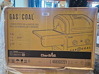 Char-broil gas2coal 210 hybrid grill - 2 - branders gas & kolen zwart - afbeelding 4 van  10