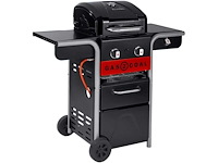 Char-broil gas2coal 210 hybrid grill - 2 - branders gas & kolen zwart - afbeelding 5 van  10