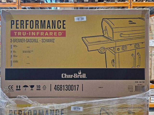 Char-broil gasgrill performance 340 b - 3 branders, tru-infrared technology - afbeelding 3 van  6