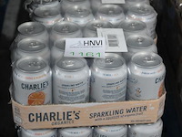 Charlie's orange & mandarin 48 blikken met tht 4-2027. bod is inclusief 7,20 euro statiegeldwaarde - afbeelding 2 van  2