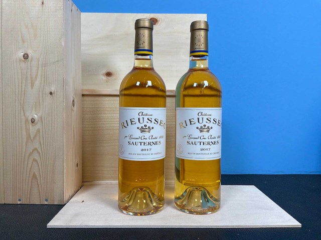 Chateau rieussec sauternes 2017 witte wijn (3x) - afbeelding 1 van  2